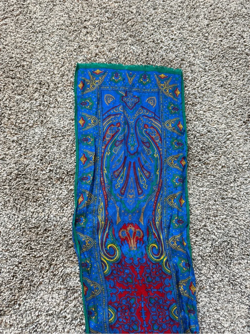 Vintage Oscar De La Renta Silk Scarf